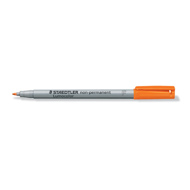 Folienschreiber 0,6 mm (F) orange